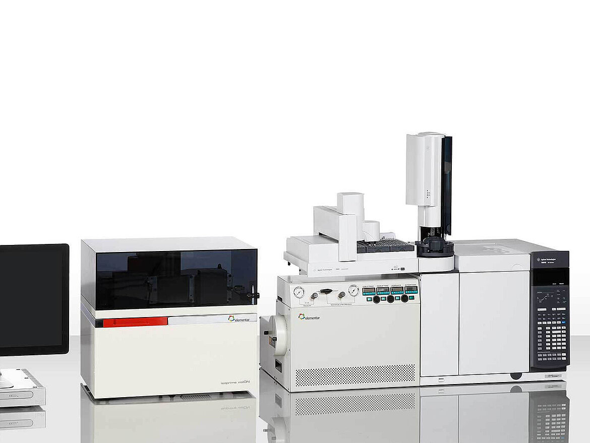 Isotope ratio mass spectrometer system AromavisION