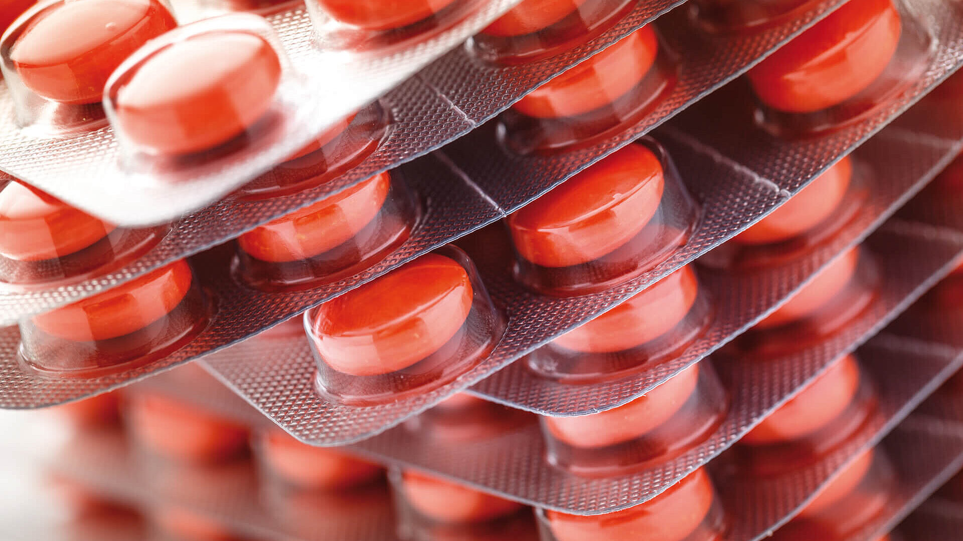 Blister pack of tablets