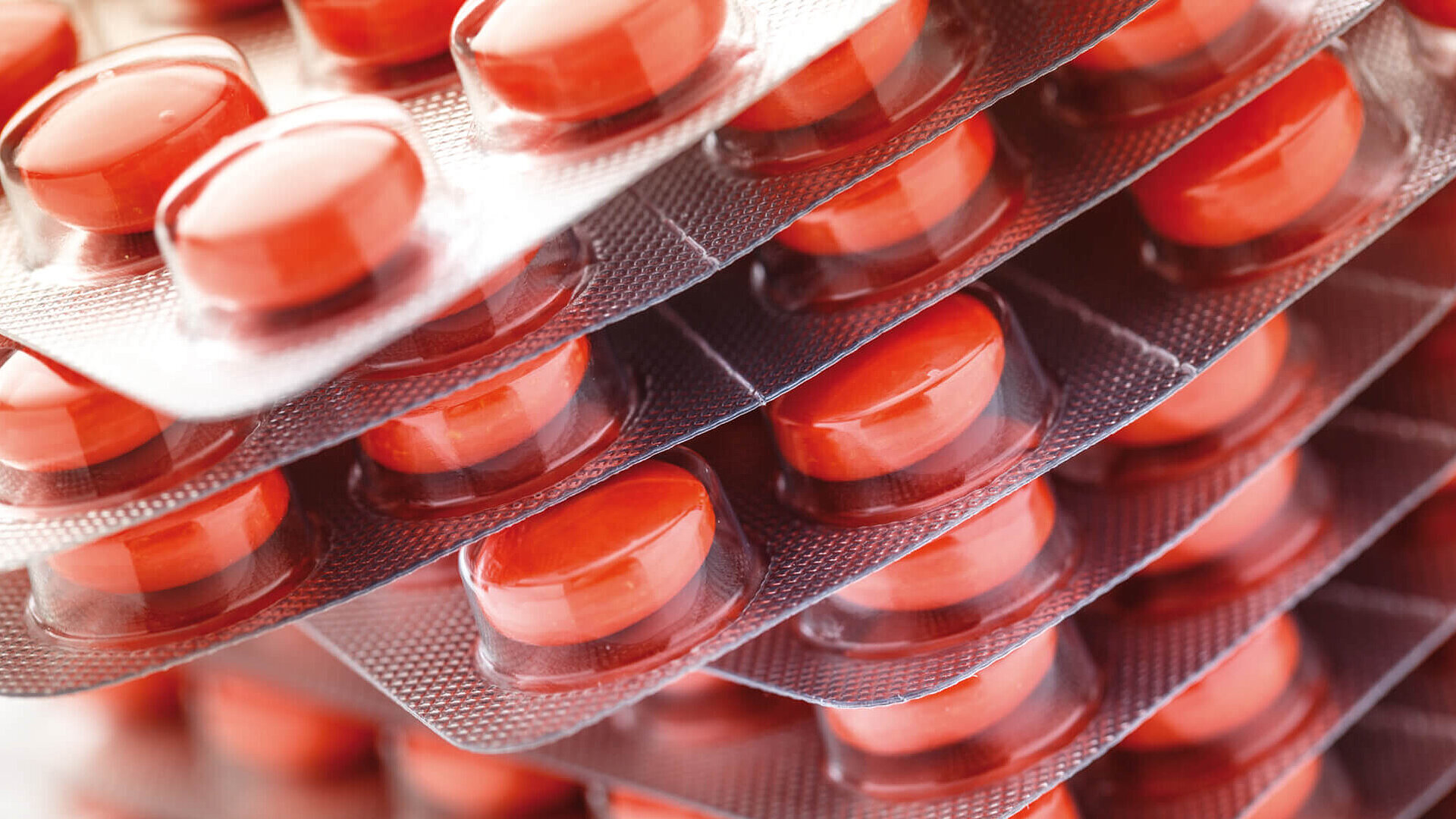 Blister pack of tablets