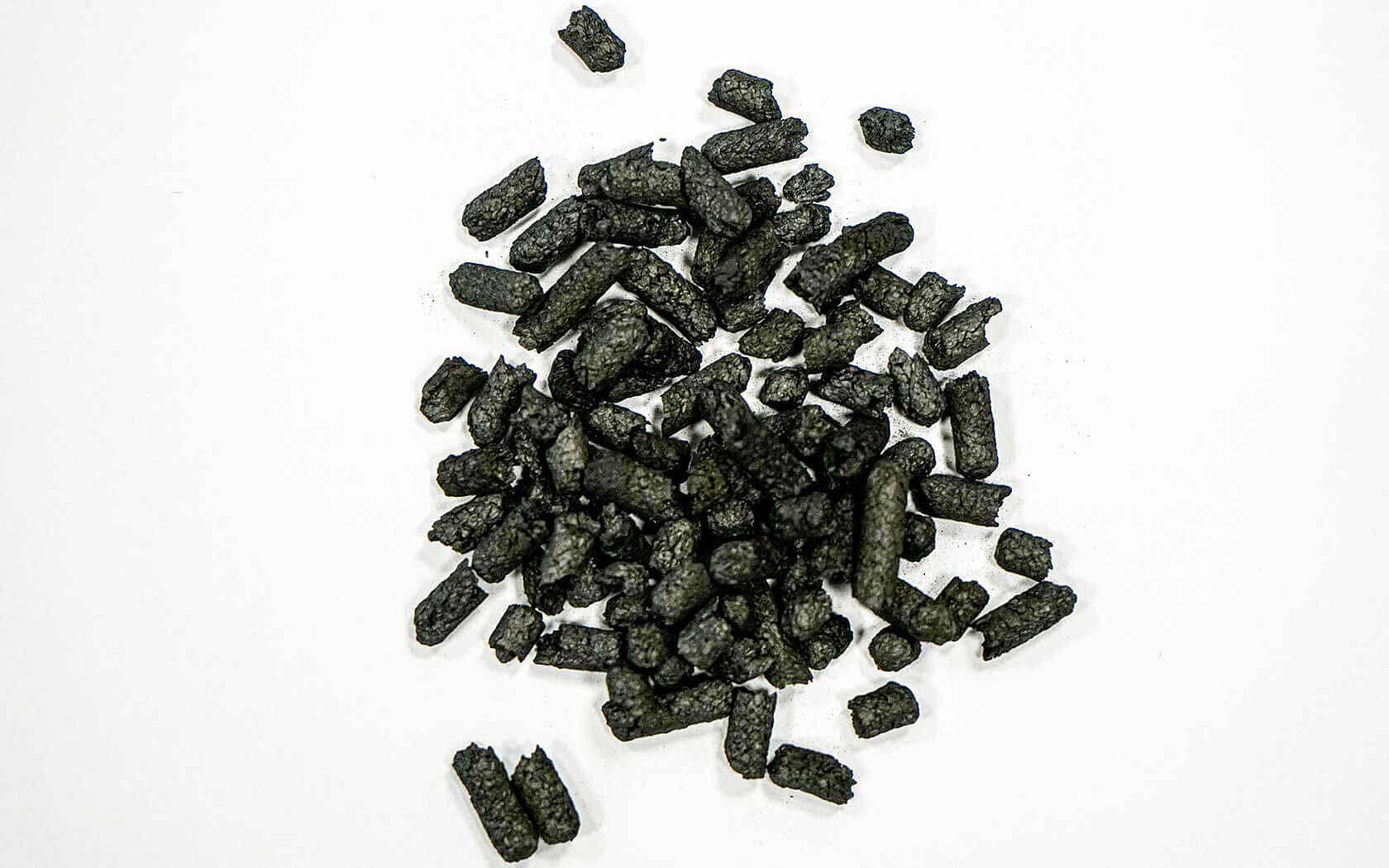 Biochar from soft wood pellets