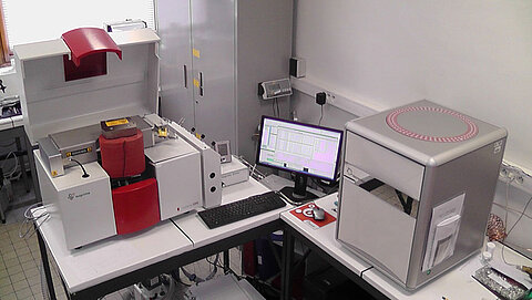 克劳德-伯纳德-里昂大学实验室1，配备IsoPrime100 IRMS系统