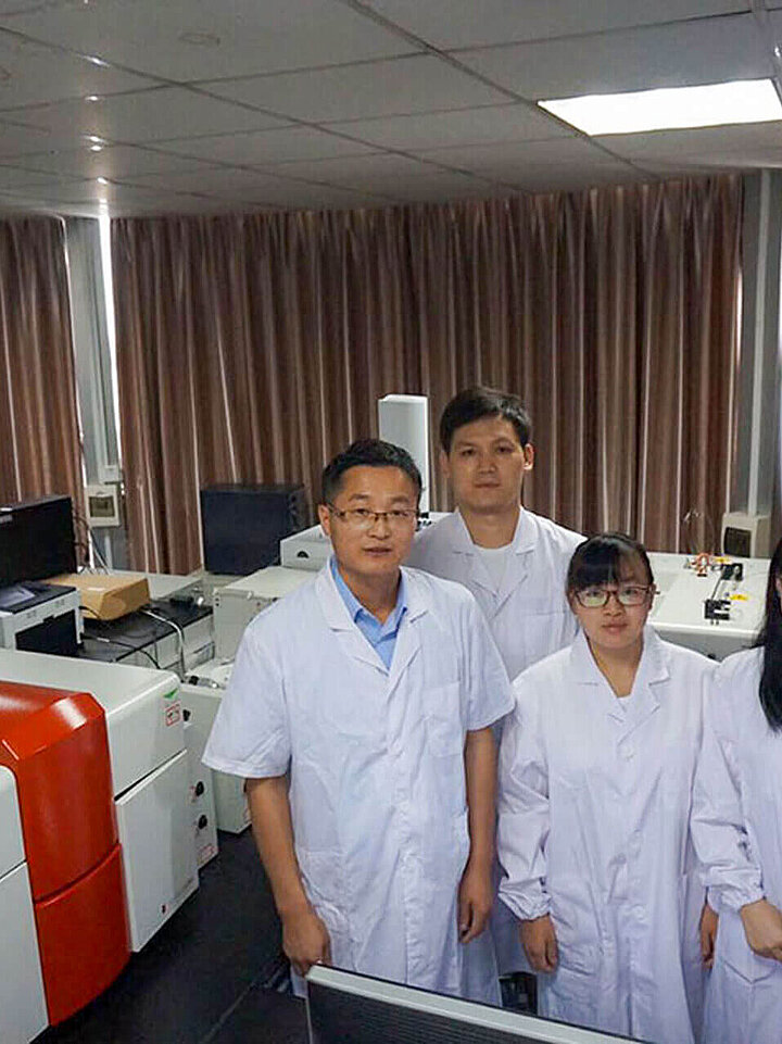 浙江省农科院团队与IsoPrime100IRMS 