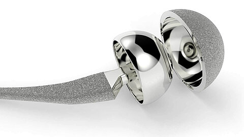 Artificial metal joint