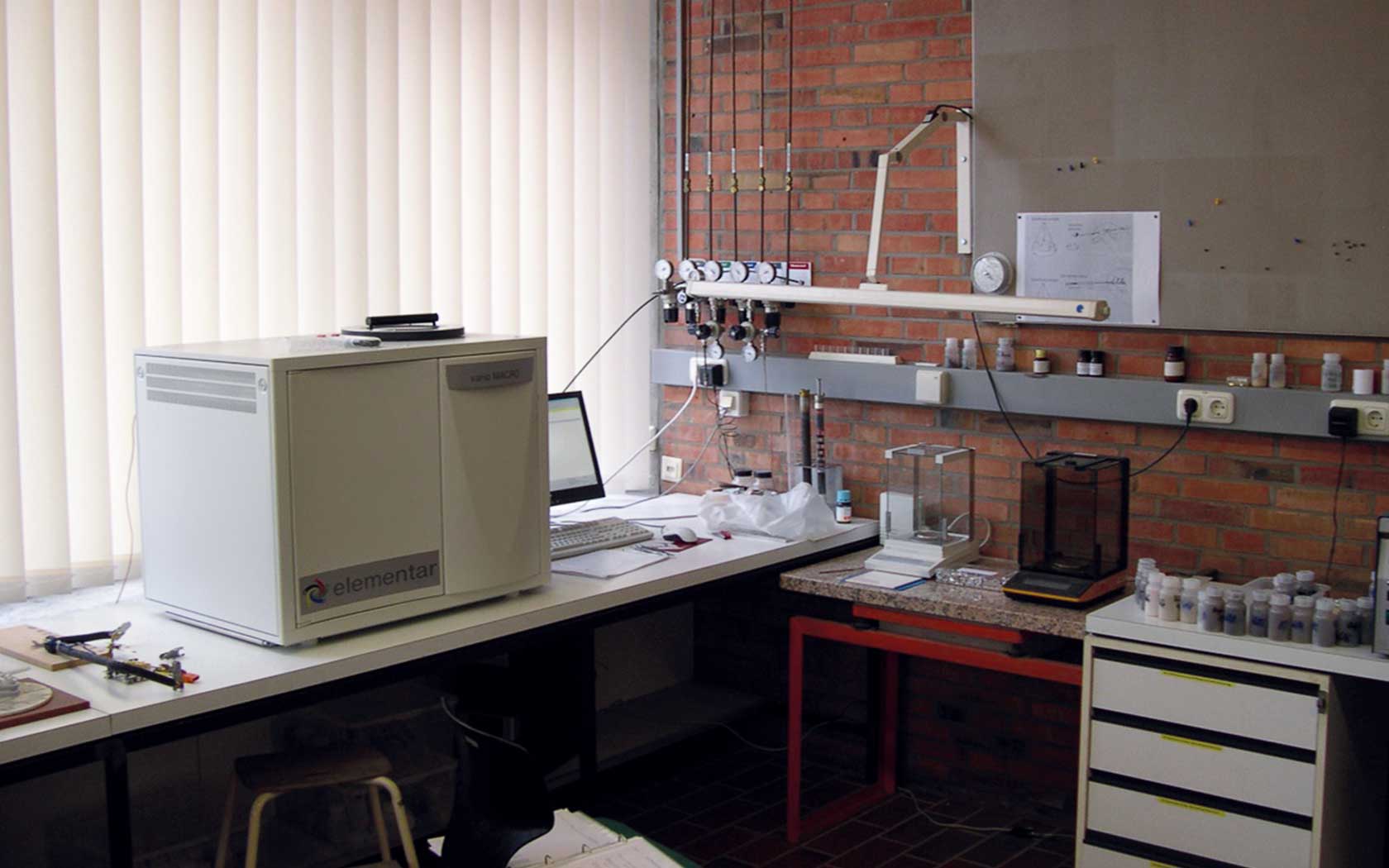 Lab for elemental analysis